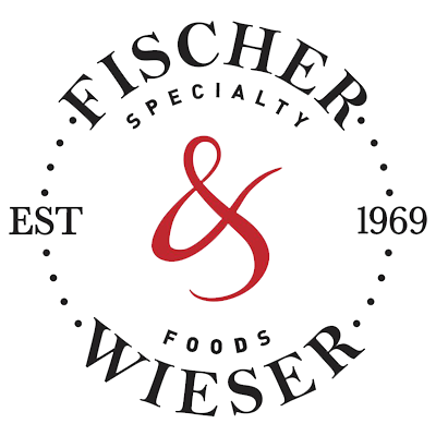 Image of Fischer Wieser Specialty Foods company Logo. Hilltop Storage Solutions Grill shop and store is a dealer and distributor of Fischer Wieser Specialty Foods products.