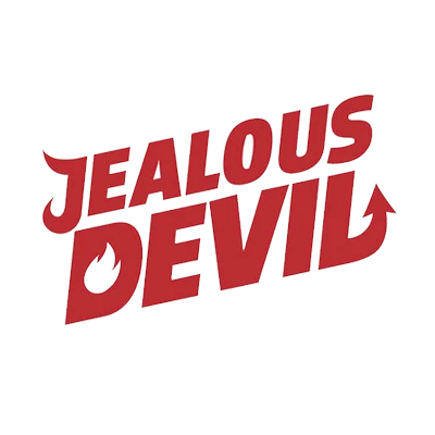 Image of Jealous Devil Charcoal and Pellets company Logo. Hilltop Storage Solutions Grill shop and store is a dealer and distributor of Jealous Devil Charcoal and Pellets.